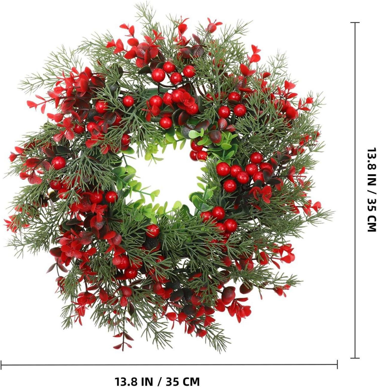 Weihnachtskranz Tannenkranz Türkranz Beerenkranz Deko Christbaumschmuck