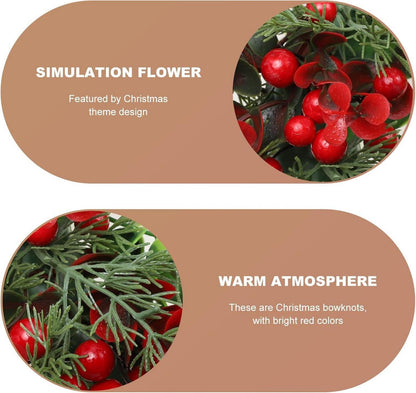 Weihnachtskranz Tannengirlande Beeren Winterkranz Türdeko
