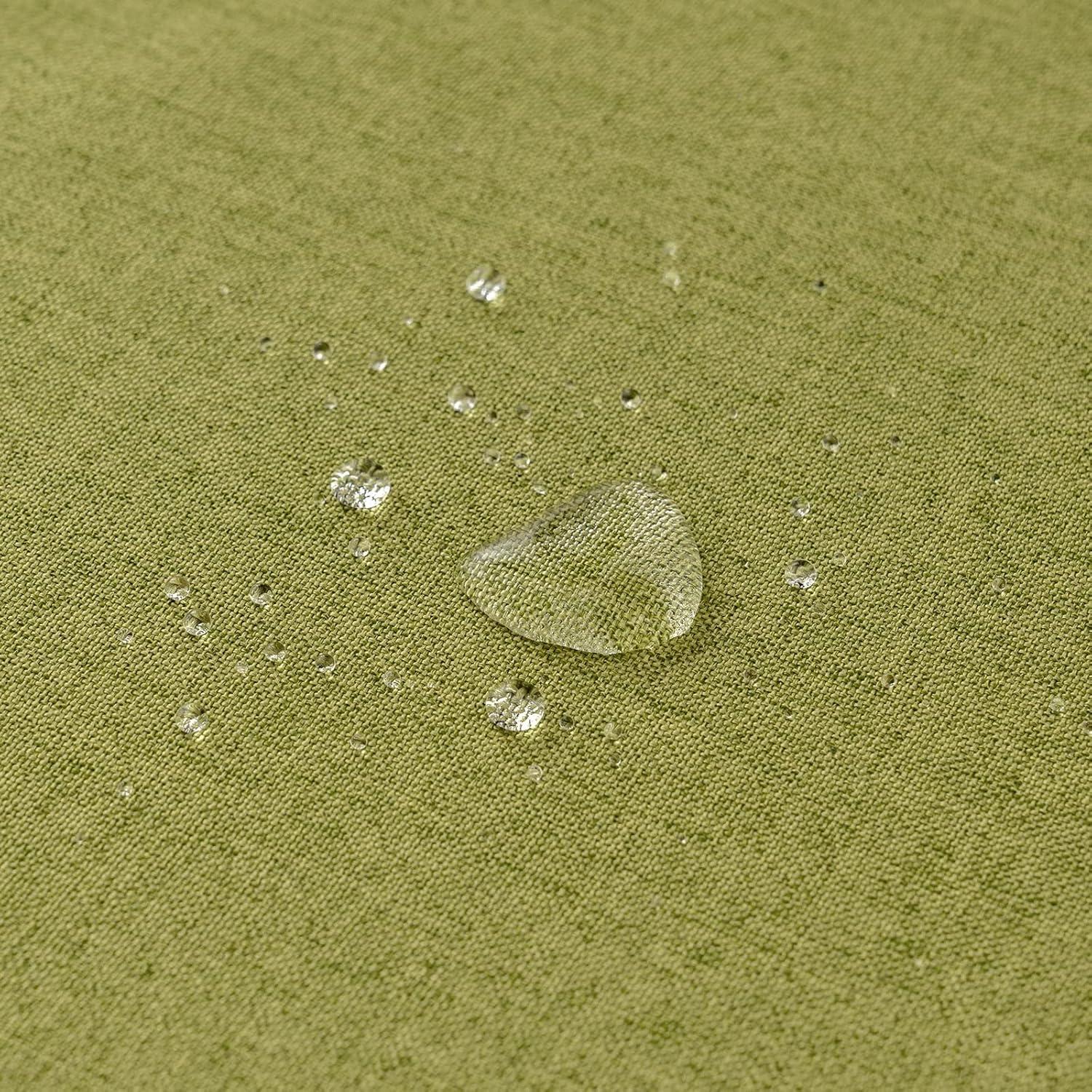 Wasserdichte Outdoor Kissenbezüge 50x50cm 2er Set Gras-Grün