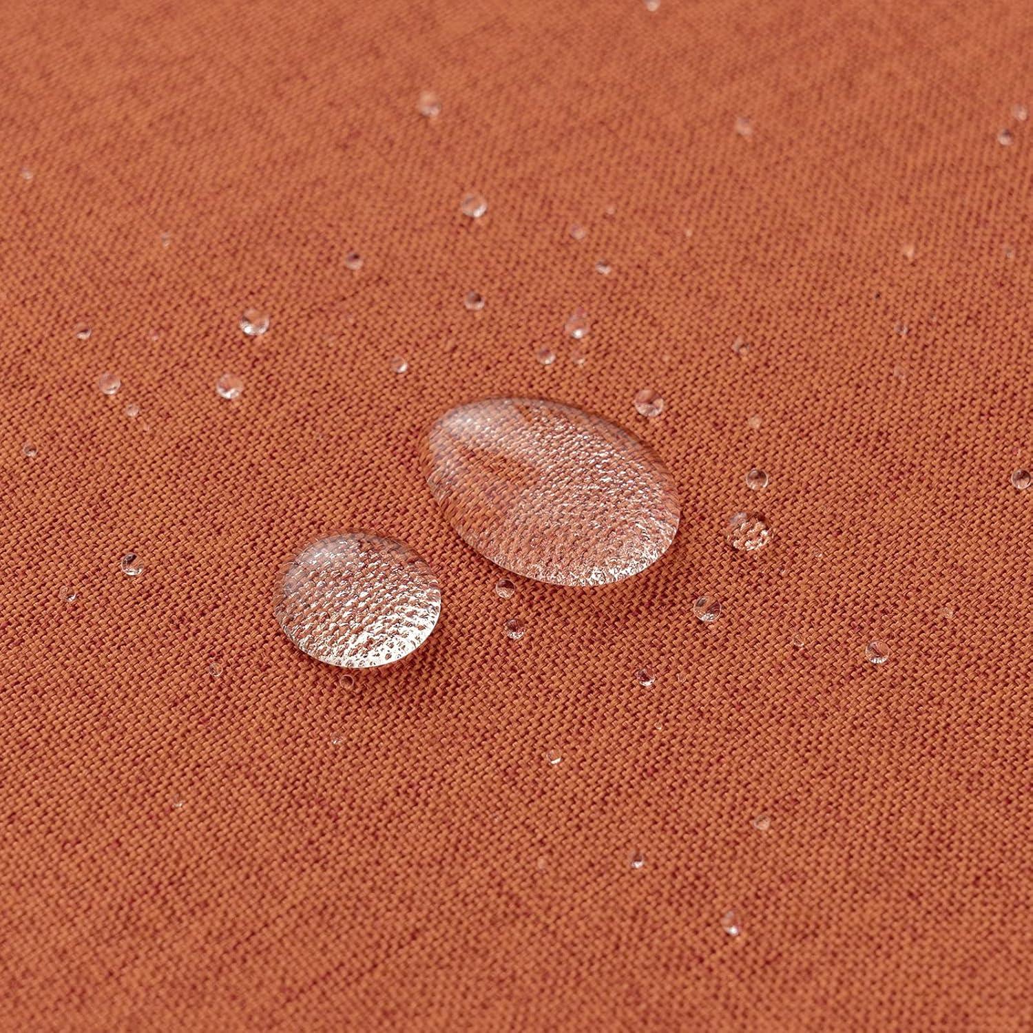 Wasserdichter Sofakissenbezug Herbst Deko 30x50cm Orange 2er