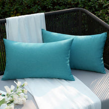 Wasserdichter Kissenbezug für Outdoor Dekokissen 30x50 cm 2er Set