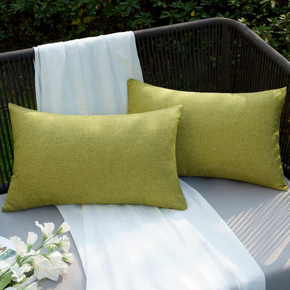 Wasserdichter Outdoor Kissenbezug 2er Set 30x50cm Grün