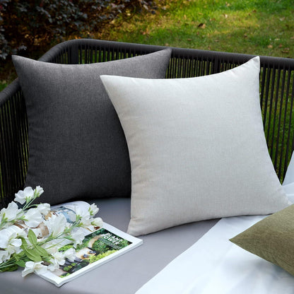 Kissenbezug Outdoor Wasserdicht Sofakissen Dekokissen 40x40cm 2er Set