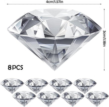 Kristall Diamant 8 Stück 40mm Deko Hochzeit Party Wohnkultur