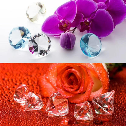 Kristall Glas Diamanten 8 Stück Hochzeit Deko 40mm Transparent
