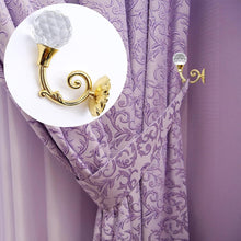 Cisolen Metall Kristall Wandhaken Vorhang Raffhalter 2er Set