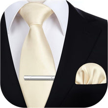 Hellblau Krawattenset mit Einstecktuch