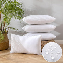 EMEMA 4er Set Kissen Wasserfest 30x50 cm Outdoor Wetterfest