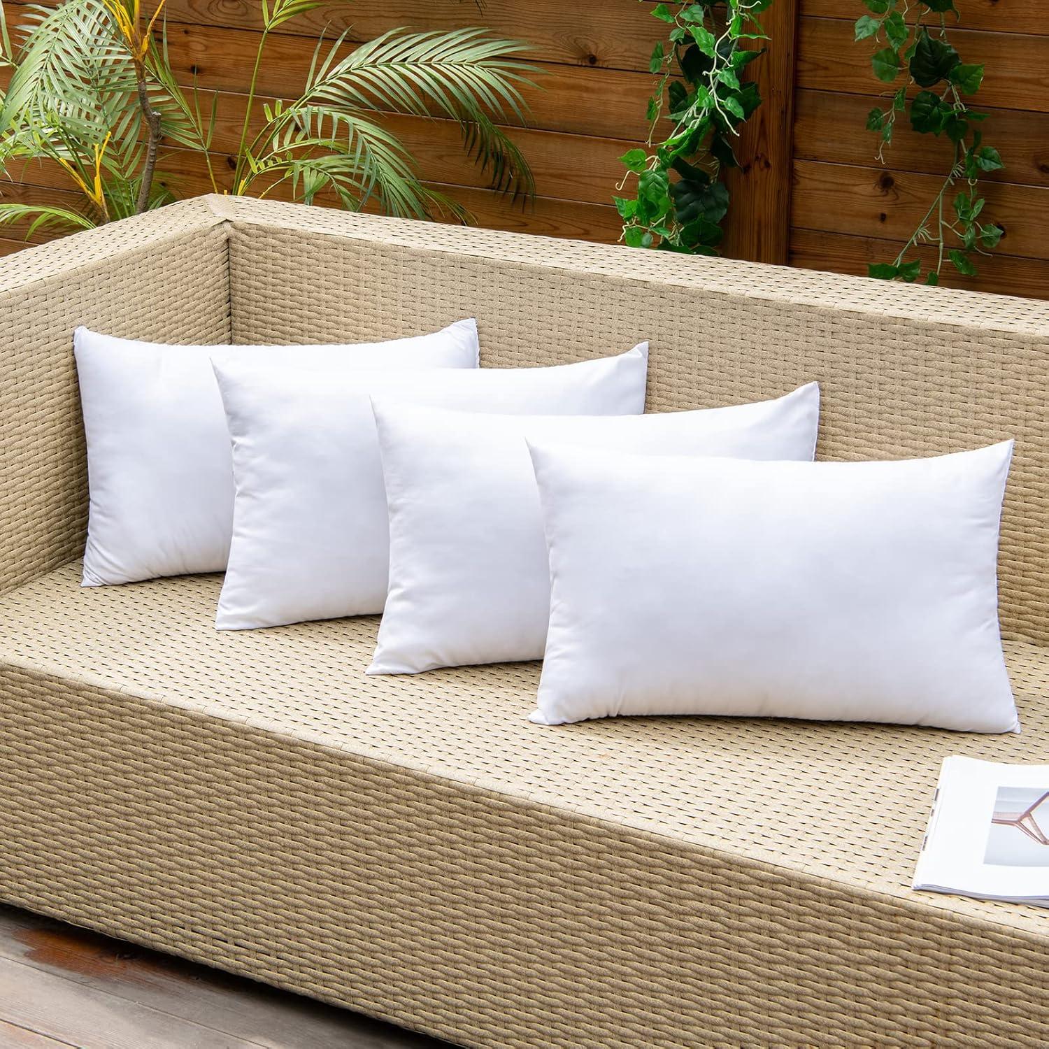 Wasserfestes Outdoor Kissen-Set 30x50cm 4er Pack