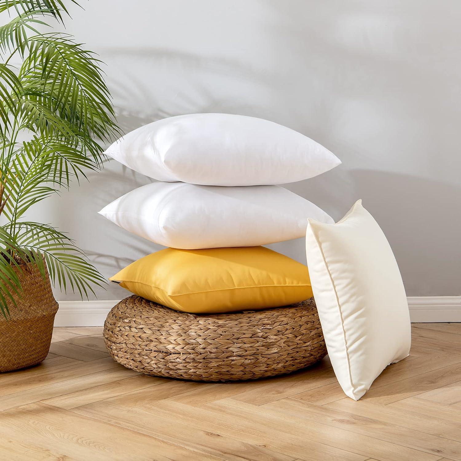 EMEMA Wasserdichtes Outdoor Kissen 45x45 cm für Garten Sofa Schlafzimmer