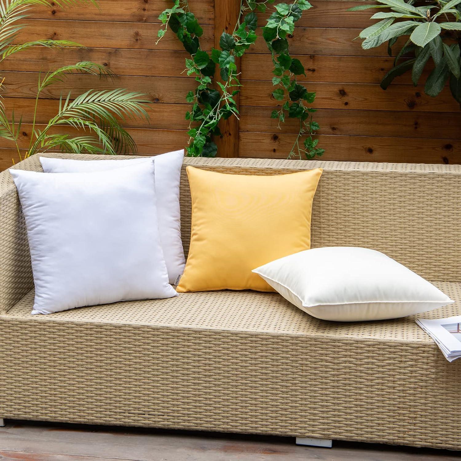 Wasserfestes Outdoor Kissen 45x45 cm Garten Sofa Wohnzimmer