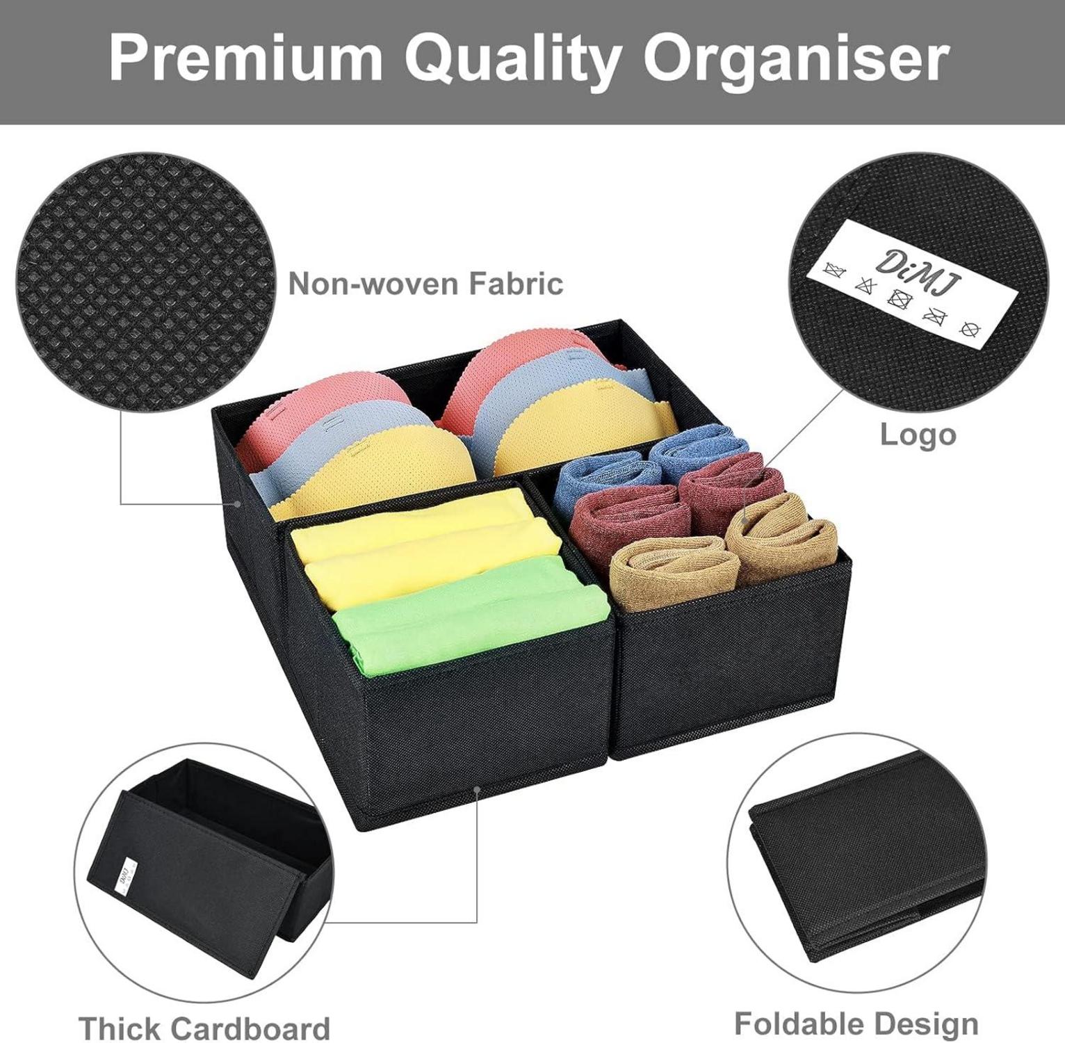 Aufbewahrungsboxen 12er Set Schubladen Organizer Socken Unterwäsche