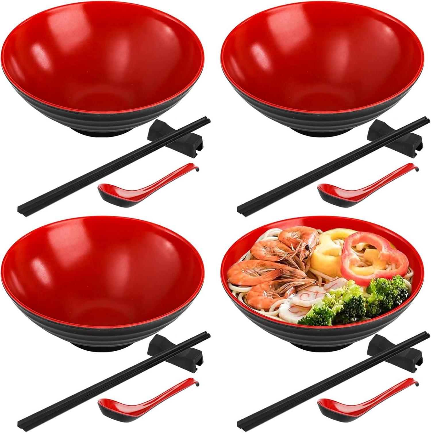 Suppenschalen-Set Japanisches Design 16tlg. 980ml Melamin