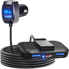 LENCENT 5 USB Ports Auto Ladegerät 31W mit Typ-C Anschlüssen