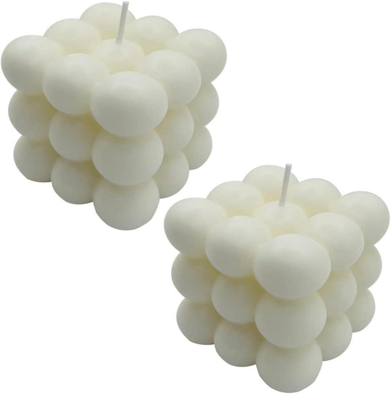 Bubble Kerzen Set aus Soja Bienenwachs, natürlicher Duft, handgemacht