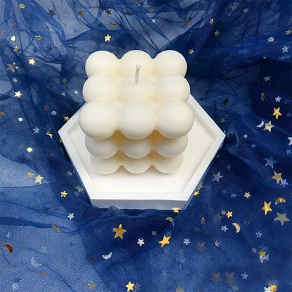 Bubble Kerzen Set aus Soja Bienenwachs, natürlicher Duft, handgemacht