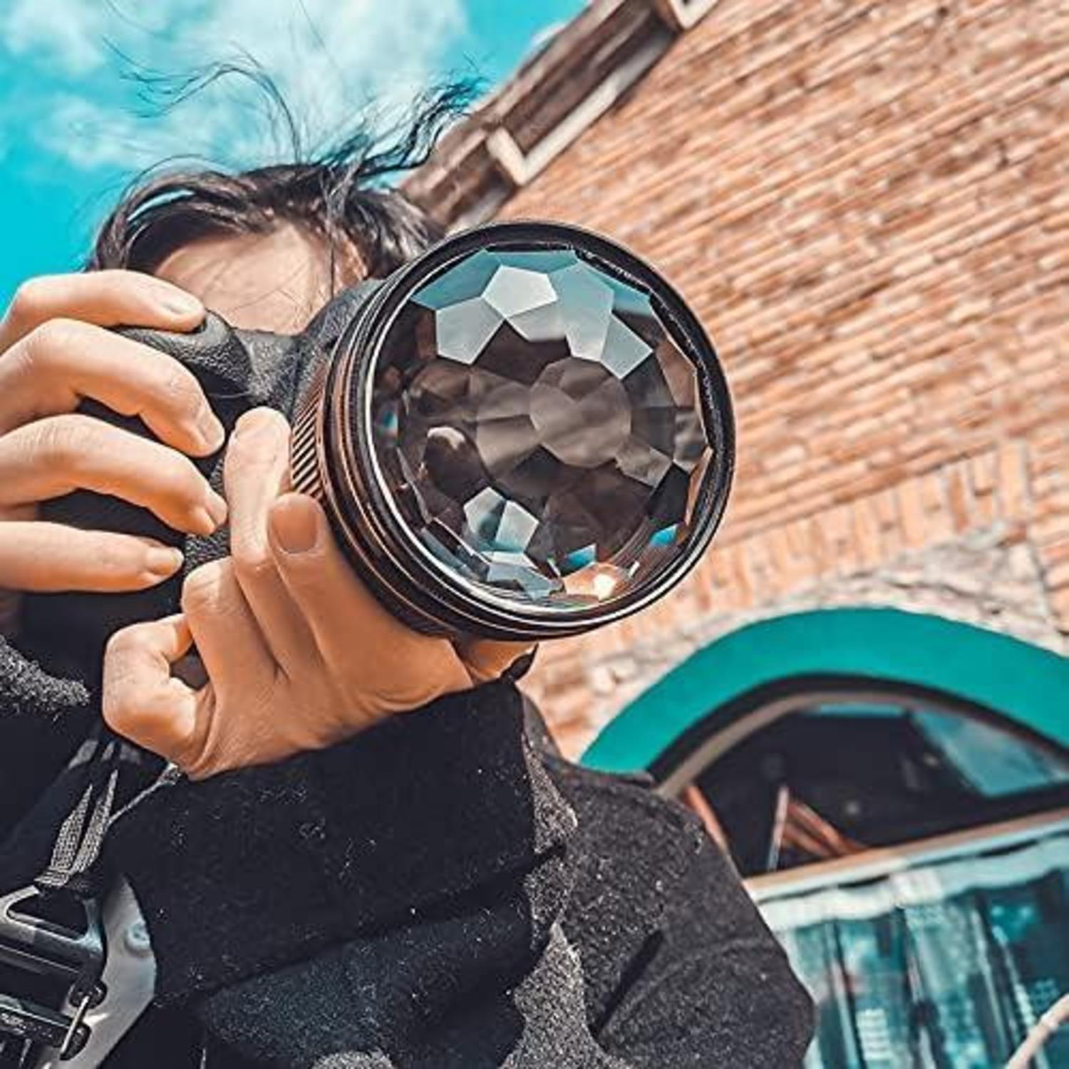 Kaleidoskop Prisma Spezialeffektfilter 77mm FX Glas Blendung Kamera Zubehör