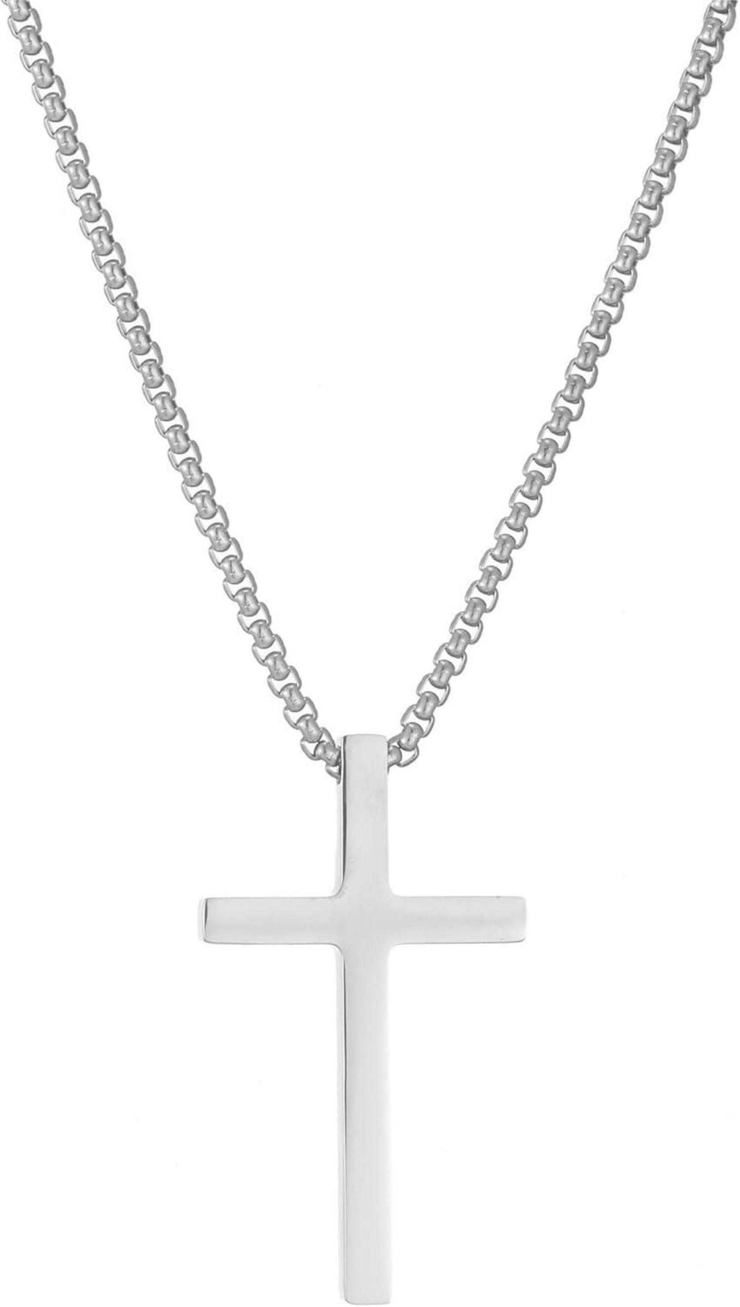 Kreuz Kette Anhänger Herren Halskette Religiöser Schmuck