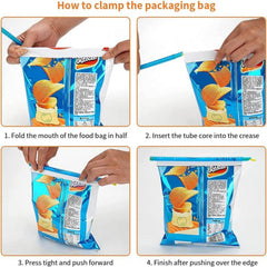Verschlussklammern für Beutel Snack Clips in 4 Größen