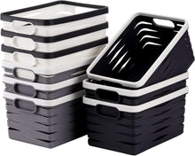Aufbewahrungskörbe 9er Set Kunststoff 22x15x11cm Organizer stapelbar