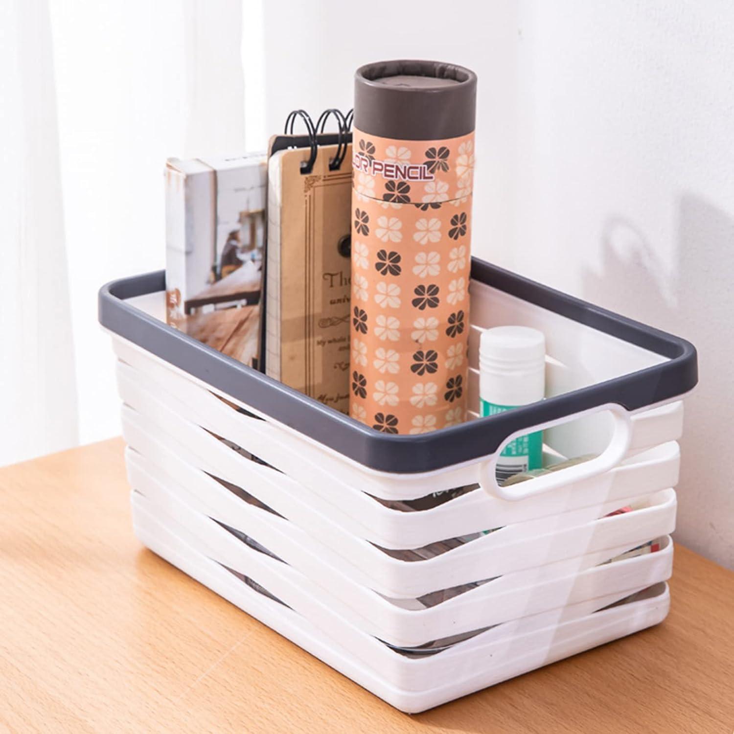 Aufbewahrungskorb Organizer Plastik stapelbar 9er Set 22cmx15cmx11cm