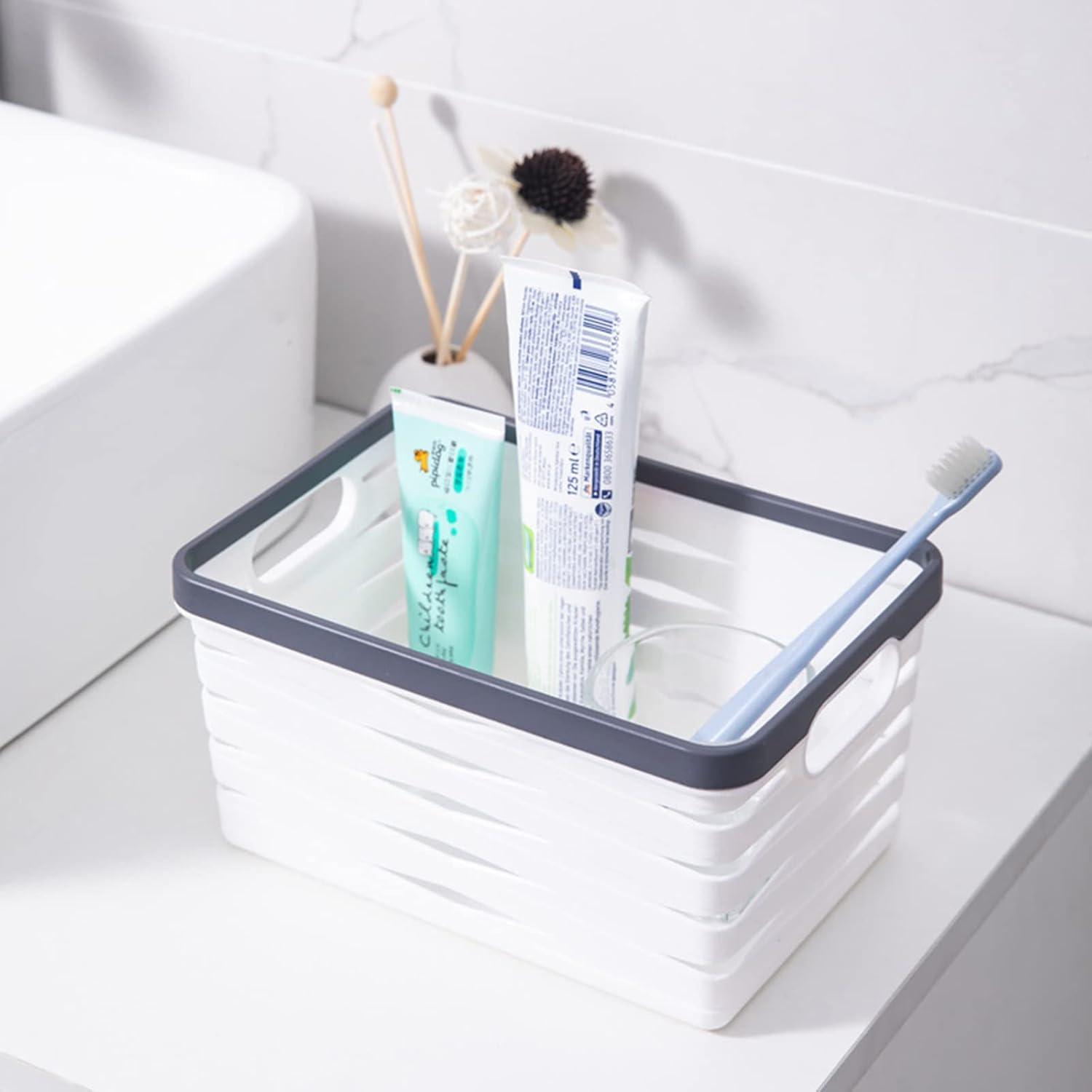 9er Set Plastik Aufbewahrungskörbe 22x15x11cm für Regale & Büro