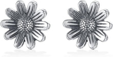 Elegante Damen Ohrstecker Blumen Silber Ohrringe 925 Damen