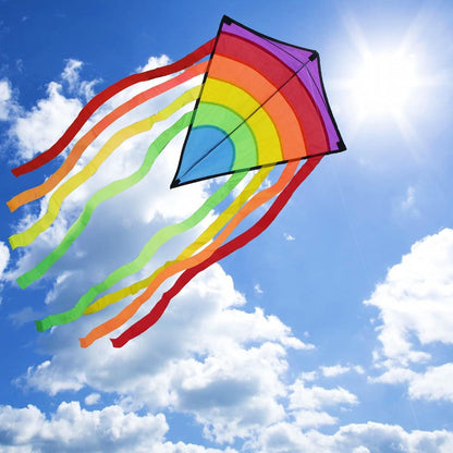 ECHOCUBE Regenbogen Drachen mit bunten Schwänzen 73 x 65 cm