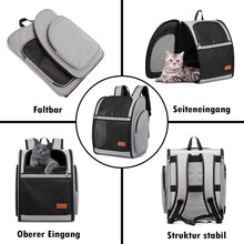 Hunderucksack Katzen Rucksack: Faltbarer Atmungsaktiv für