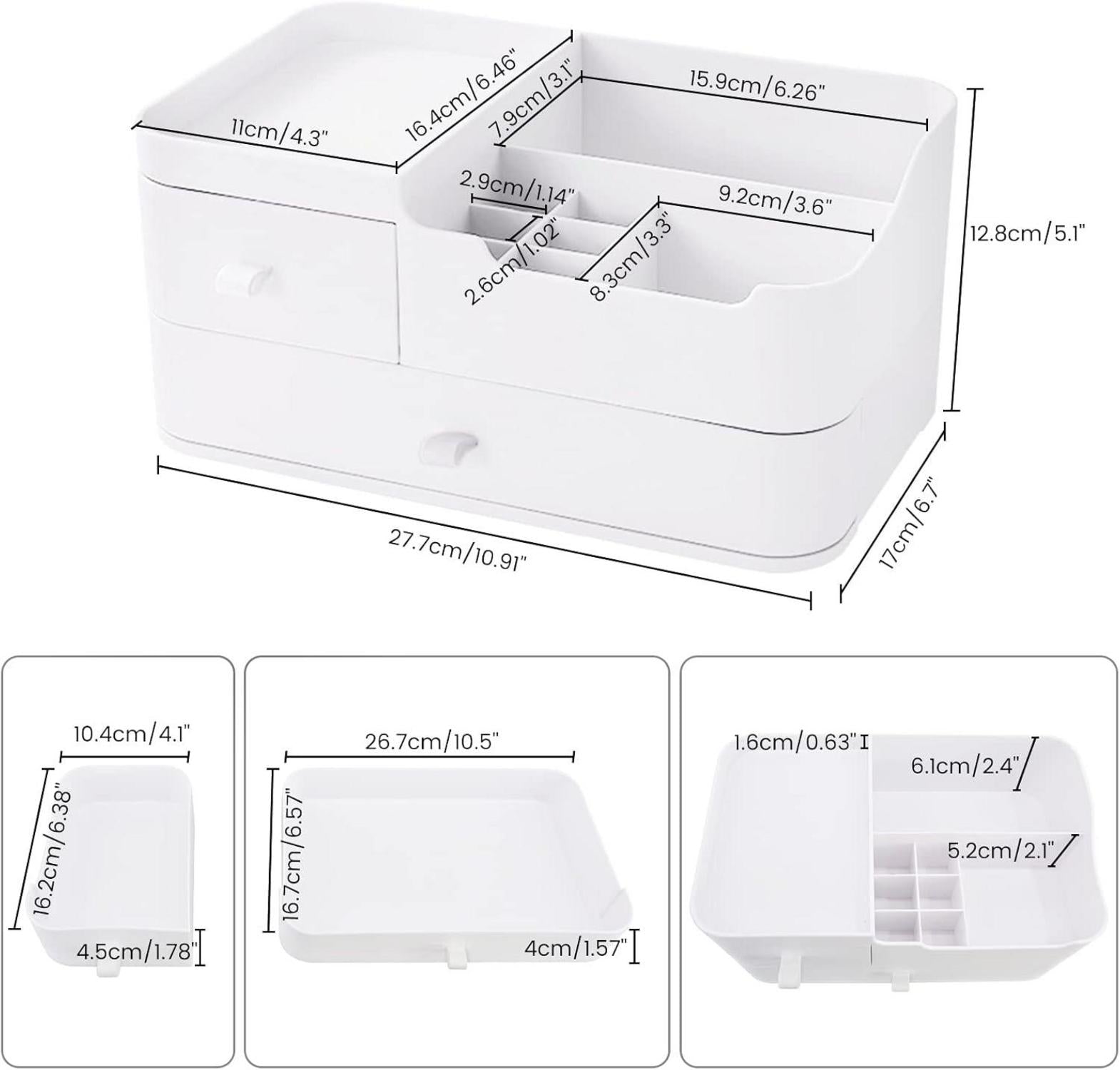 Make Up Organizer Schminktisch Aufbewahrungsbox Acryl