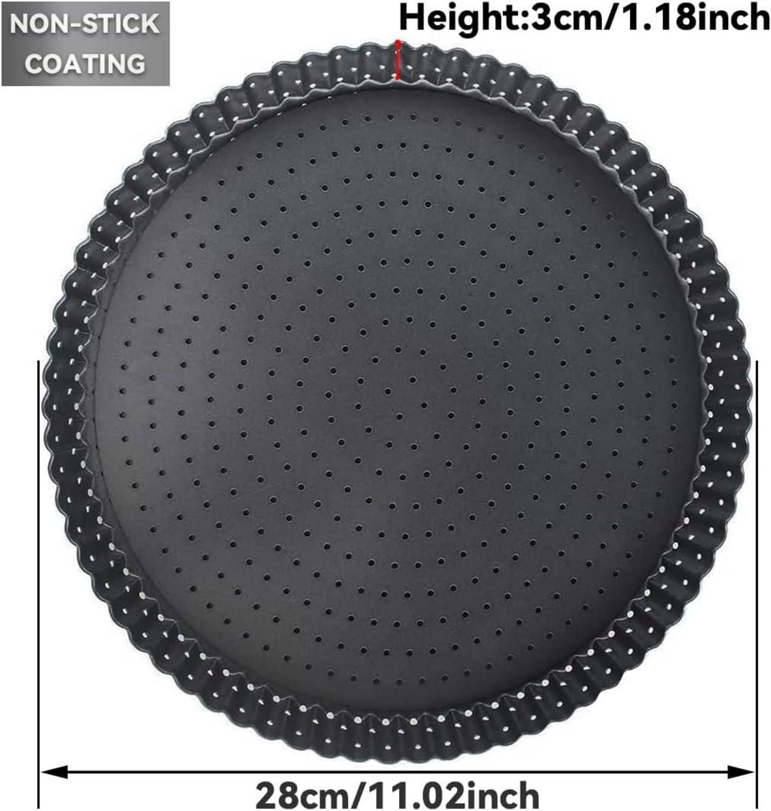 Tarteform mit Hebeboden Ø 28cm Karbonstahl Antihaft