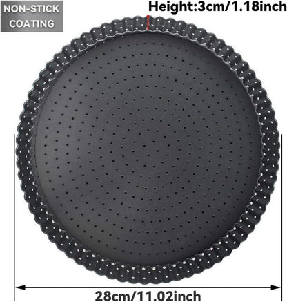 Tarteform mit Hebeboden Ø 28cm Karbonstahl Antihaft
