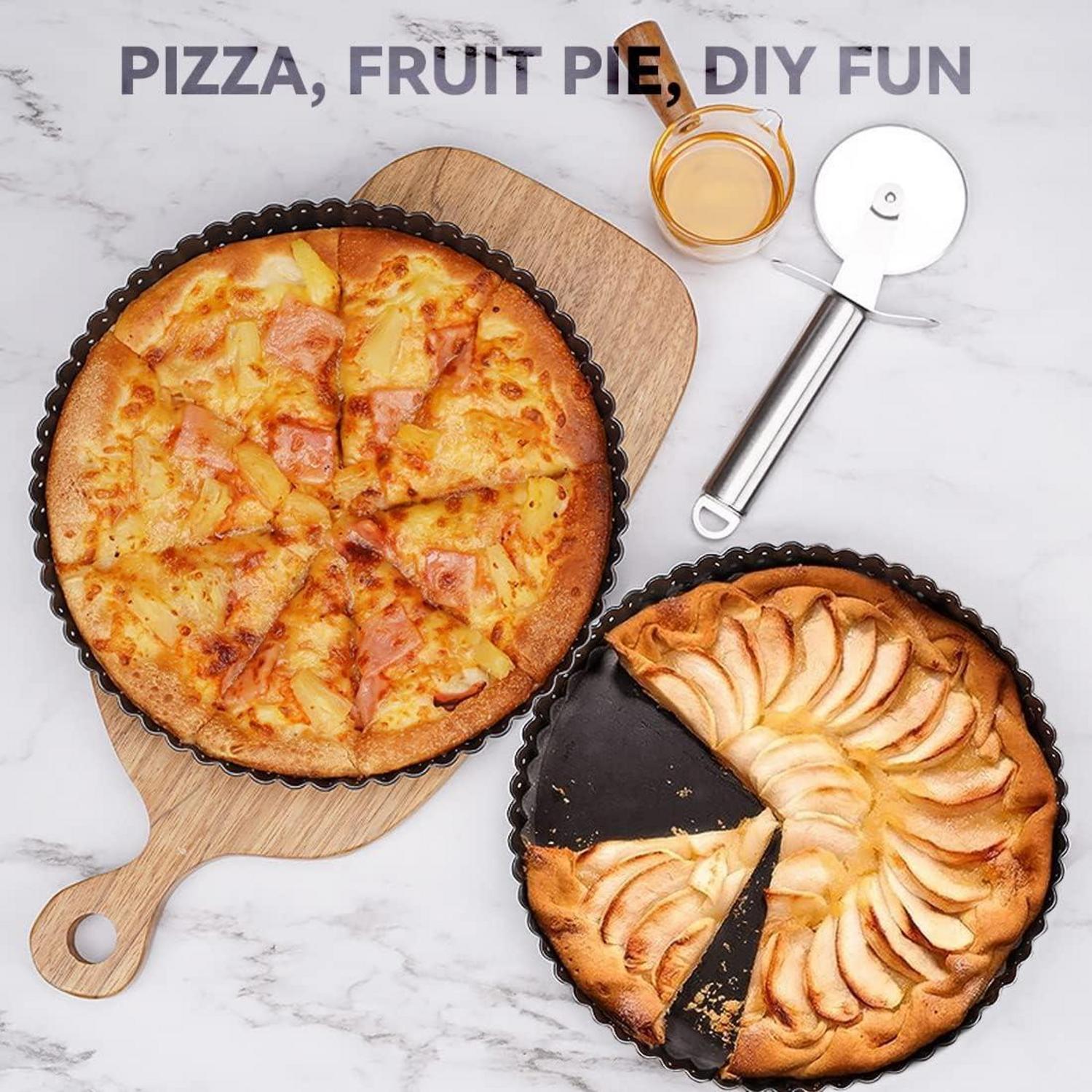 Tarteform mit Hebeboden 28cm Kohlenstoffstahl Antihaft Backform