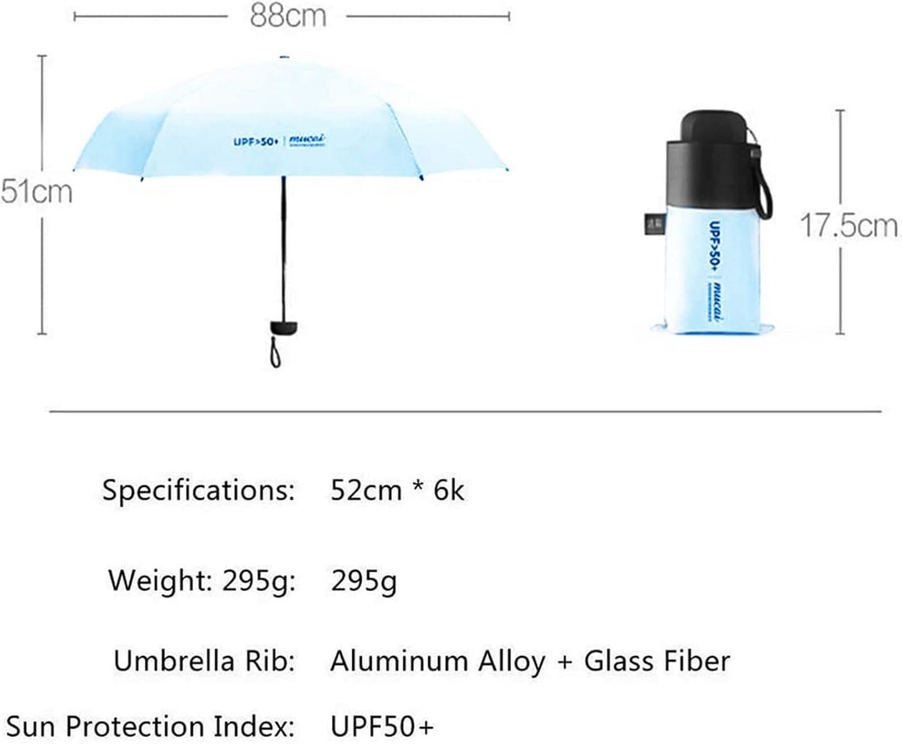 Regenschirm Sturmfest UV Schutz Klein Taschenschirm Robust Ultraleicht