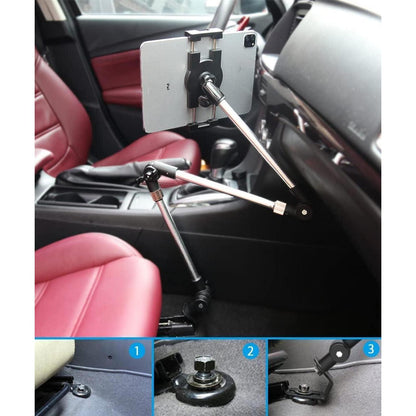 Tablet-Halterung für Auto/LKW mit Langarm & Sitzschiene
