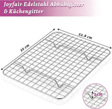 Edelstahl Abkühlgitter 2er Set 29.8x22.8x2cm