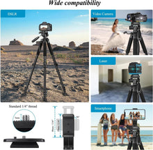 Victiv Kamera Stativ 185cm Höhe 3-Wege-Kopf Aluminium DSLR