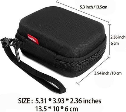 Schutzhülle für Digitalkameras Kodak Pixpro Canon Power Shot ELPH 180/190/DSCW830, Kabeltasche Organizer, Schwarz