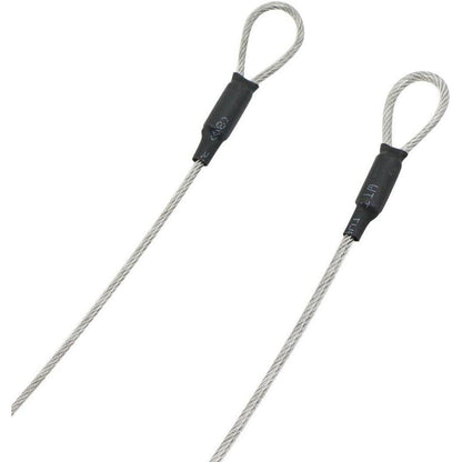 Stahlseil mit Ösen Wohnwagen Zubehör ummantelt 3m