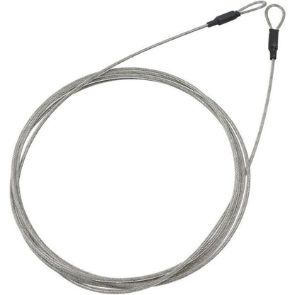 Stahlseil mit Ösen Wohnwagen Zubehör ummantelt 3m