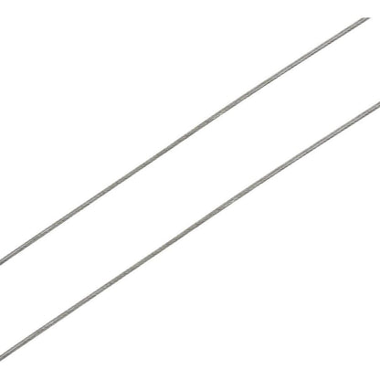 Stahlseil mit Ösen Wohnwagen Zubehör ummantelt 3m