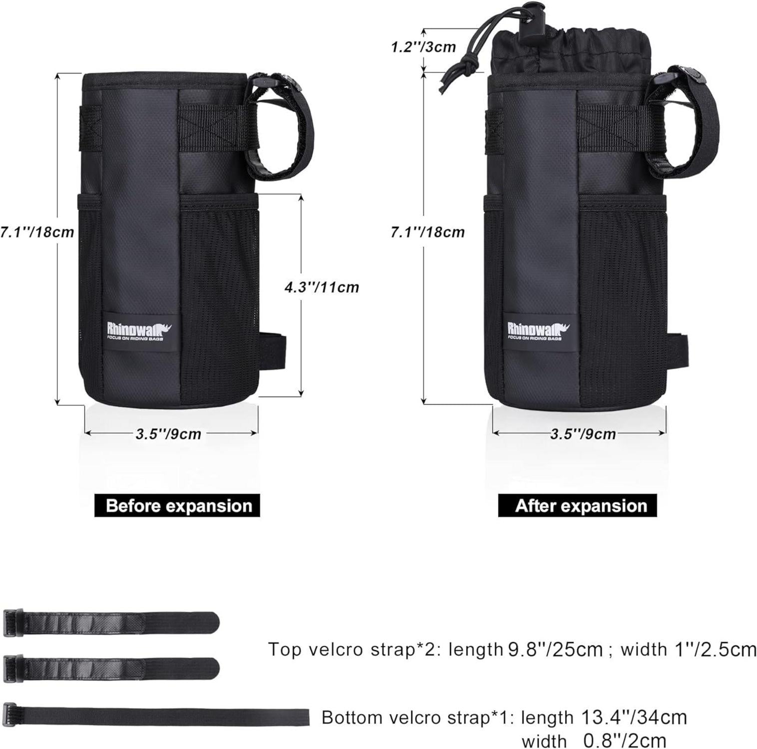 Fahrrad Flaschentasche Lenkertasche Trinkflaschenhalter wasserfest 1,2L
