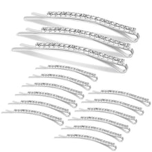 Kristall Haarnadeln Set mit Strass Bobby Pins, Metall Haarschmuck