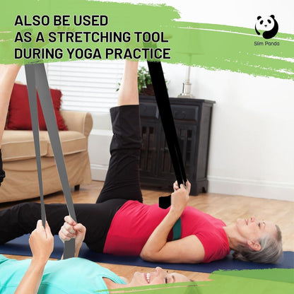 Tragegurt Yogamatte aus Baumwolle Schwarz Verstellbar