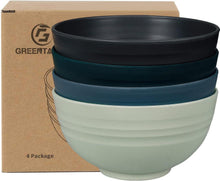 Greentainer 4er Set Müslischalen 710ml Unbreakable Cereal Bowls