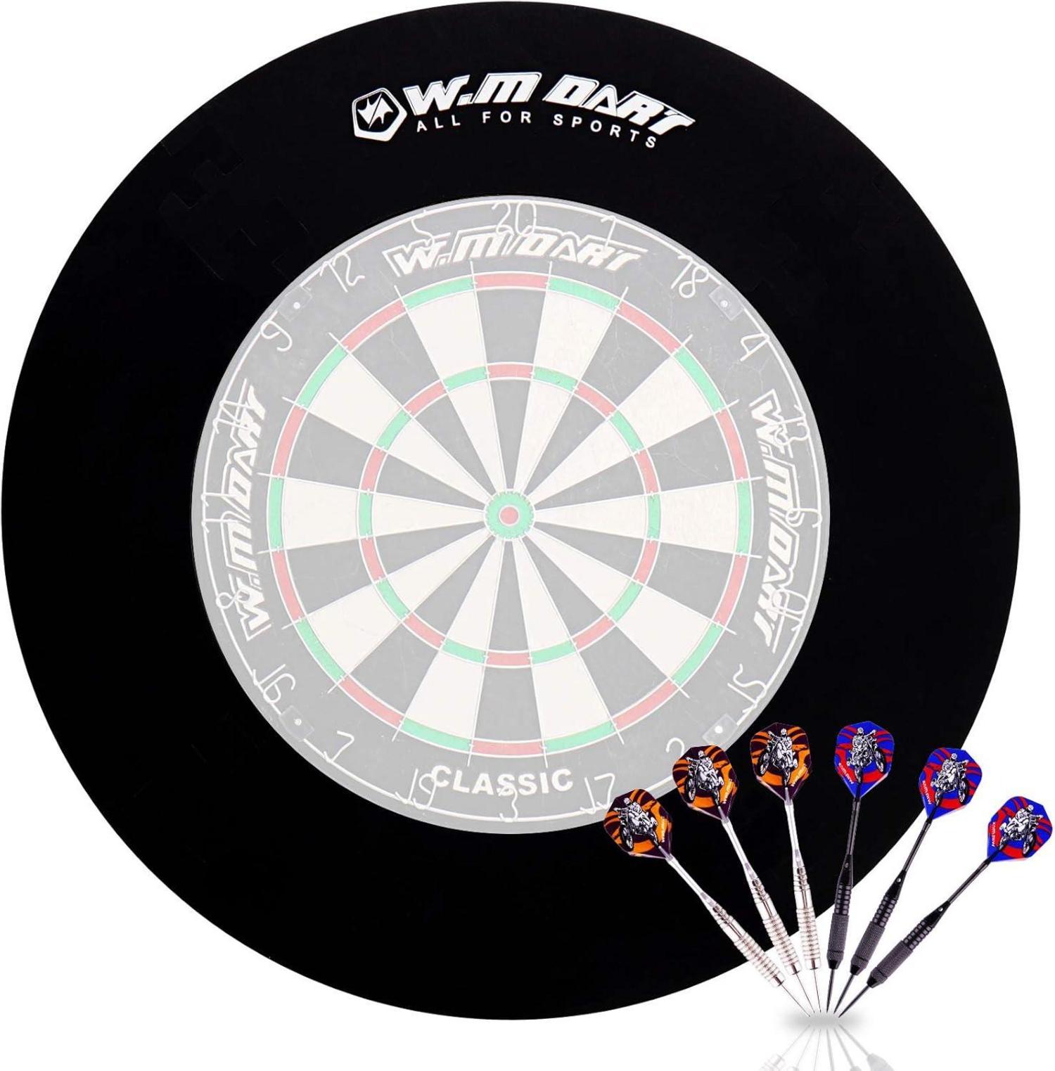 Dart Catchring Surround Auffangring Eva Dartscheibe 450mm Black