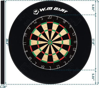 Dart Catchring Surround Eva Auffangring Dartscheibe 450mm Schwarz
