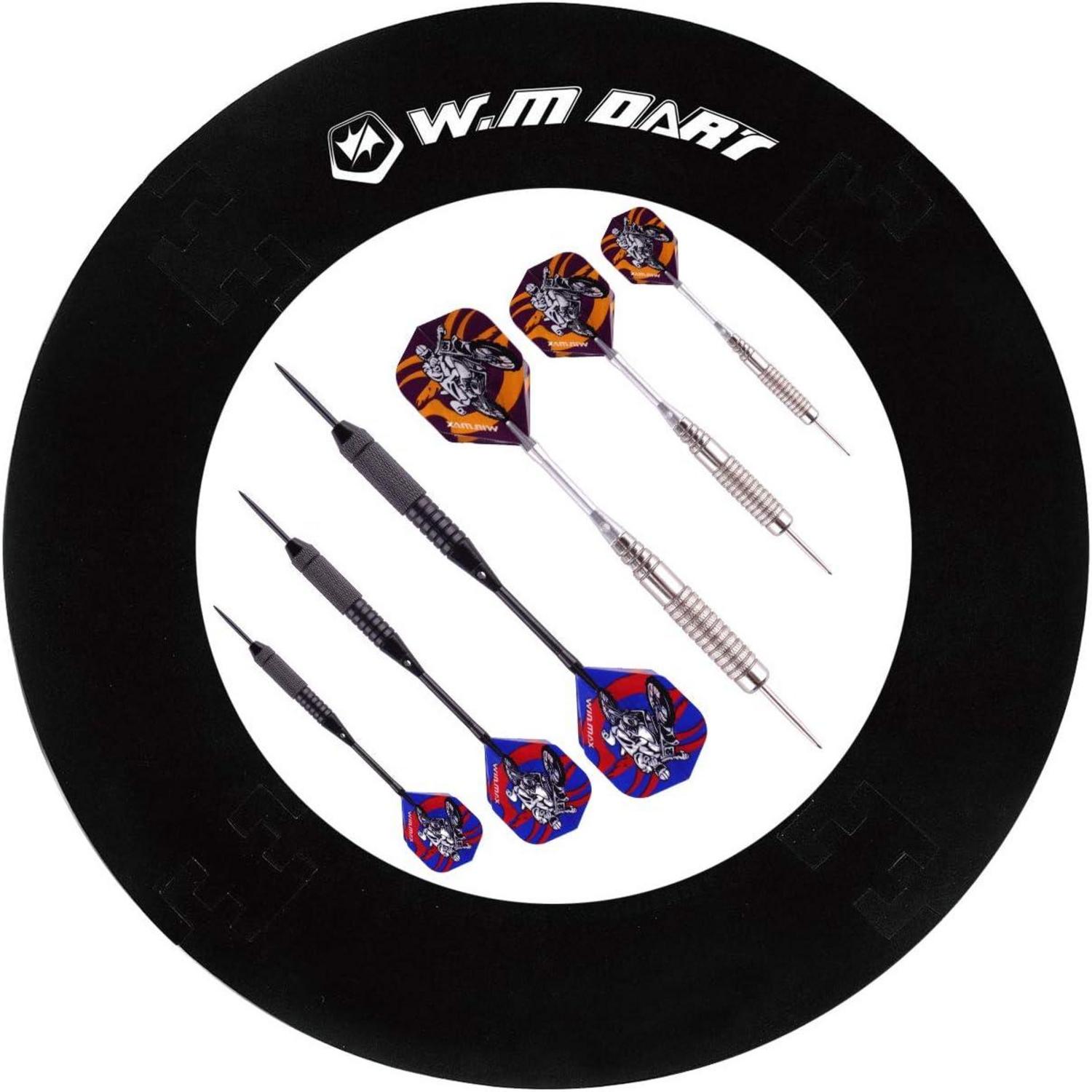 WIN.MAX Dart Catchring Surround Eva Dartscheibe 450mm Schwarz