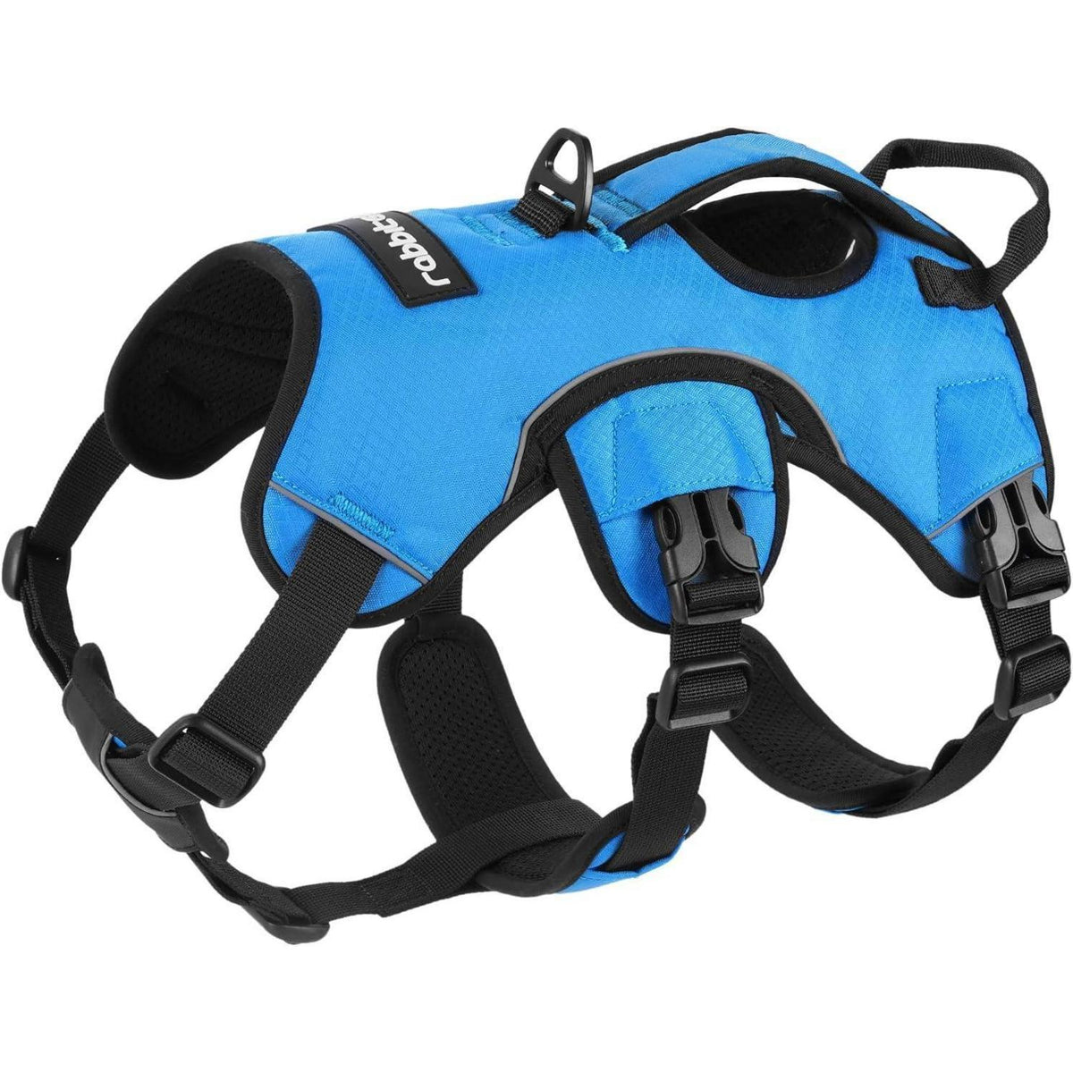 Ausbruchsicheres Hundegeschirr mit Griff, Blau M