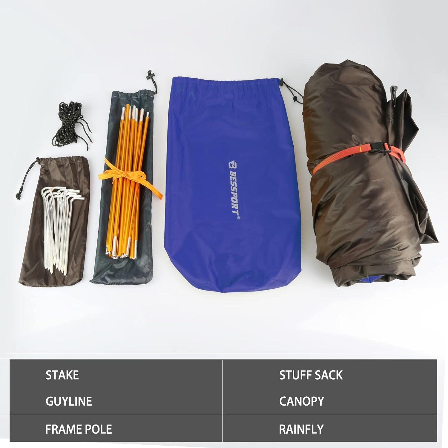 Zelt 1 2 3 Personen Ultraleicht Camping Zelte 3-4 Saison Wasserdicht